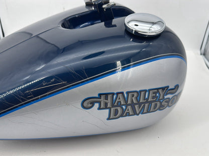 1999 - 2006 Harley-Davidson Dyna Low Rider Fuel Gas Tank Gasoline Reservoir w/ Fuel Tank Gauge Level