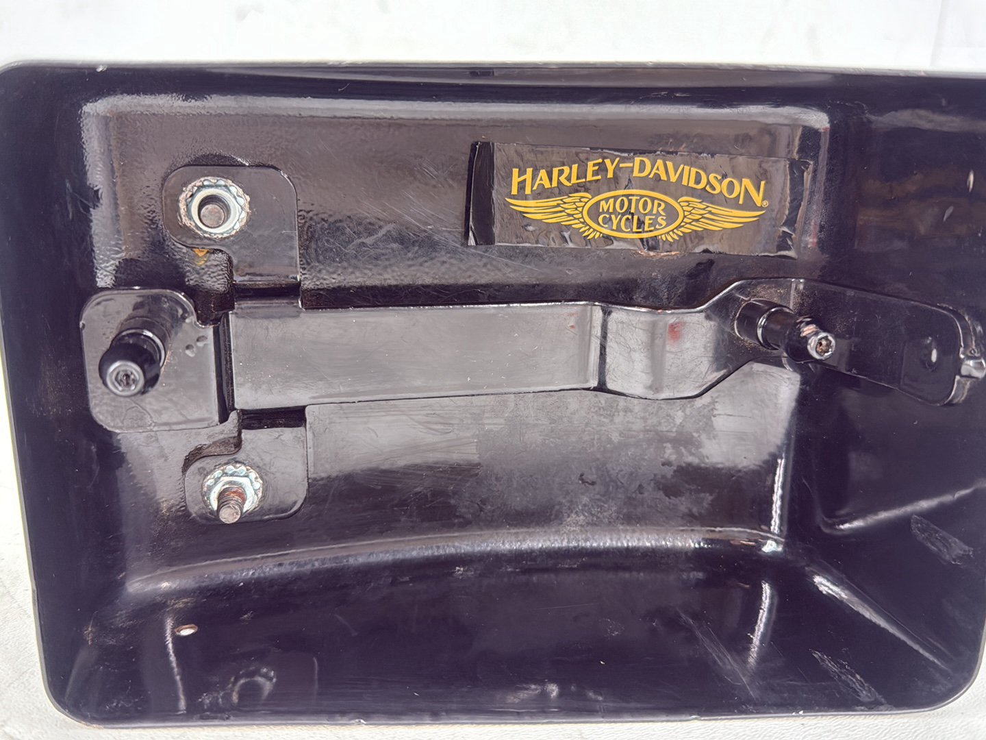 2006 Harley Dyna Super Glide Custom FXDCI OEM Electrical Side Cover Tray Panel