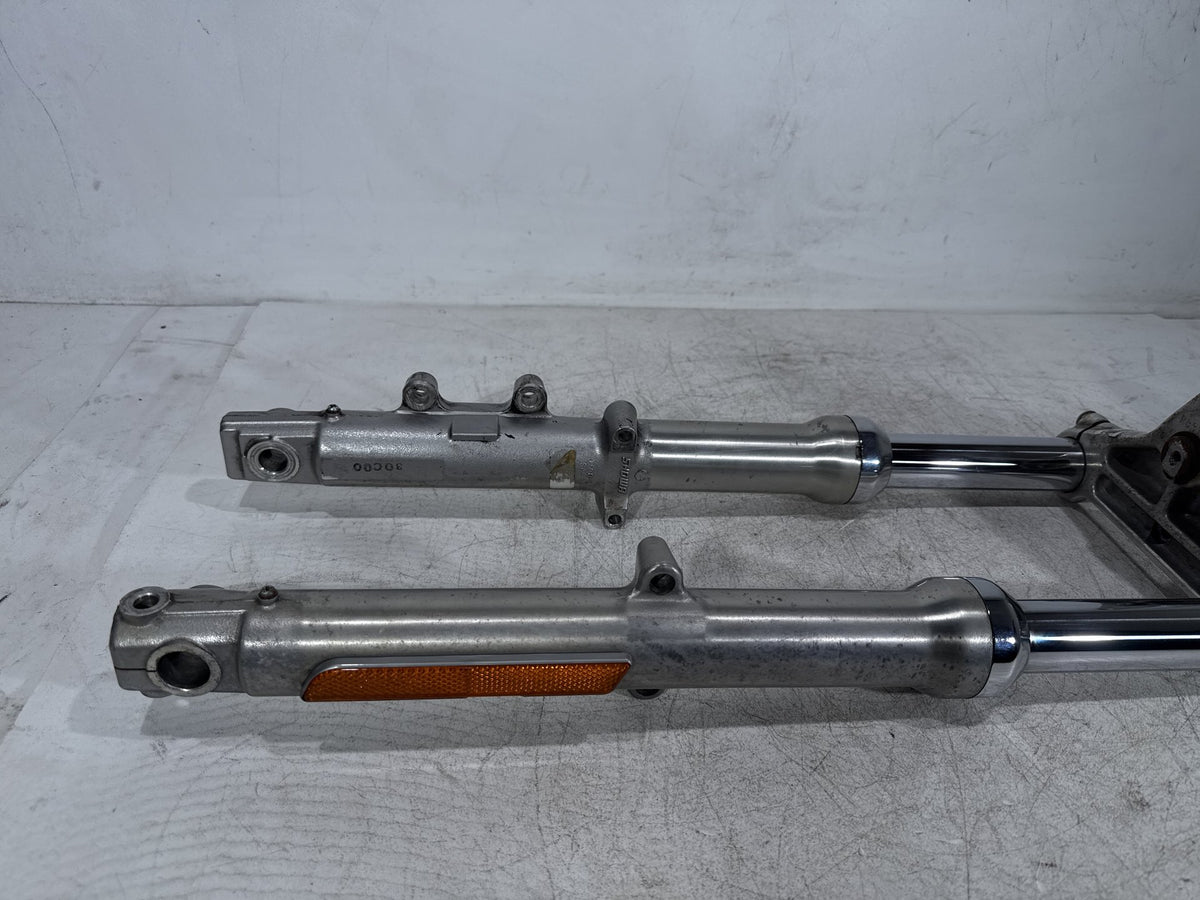 00 Harley Sportster 1200 XL1200C Front Triple Tree Set & LH RH Fork Legs Sliders