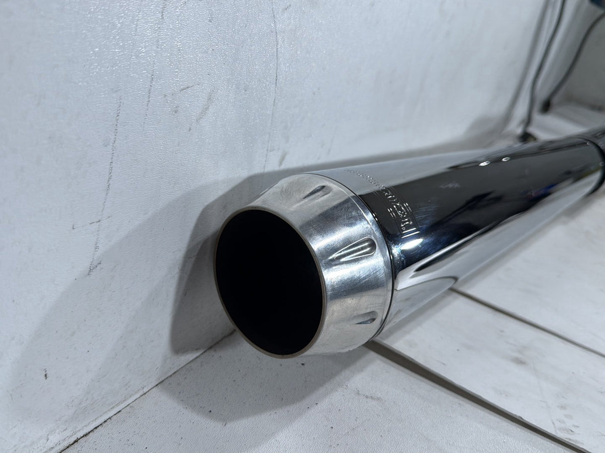 2014 Harley Dyna Low Rider FXDL Exhaust Header Pipes Muffler 2 into 1 BASSANI