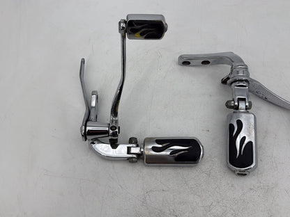 1999 - 2006 Harley-Davidson Dyna Super Glide Left Right Foot Brake Control Pegs 50649-90