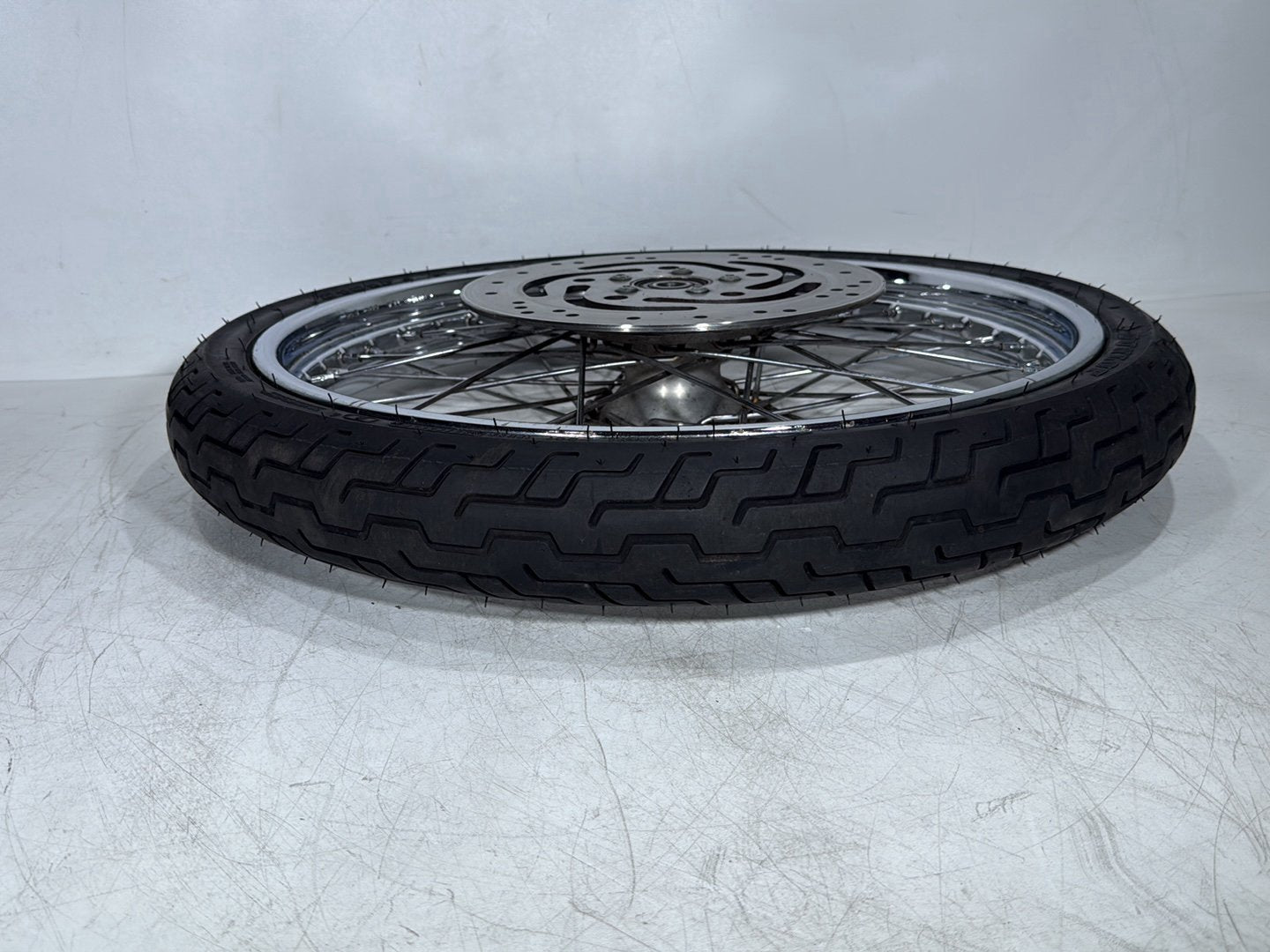2005 Harley Sportster XL883C 883 Custom OEM Front Wheel Rim Tire Spoked