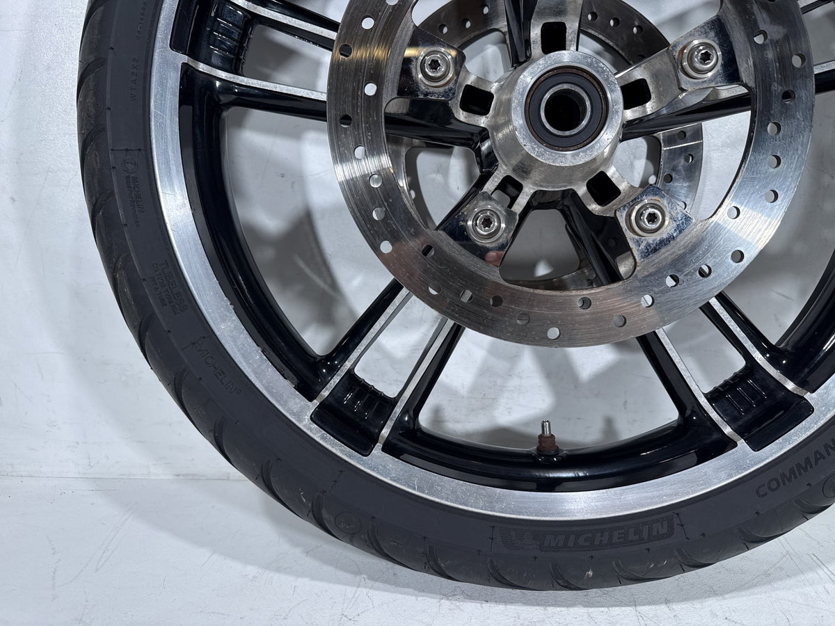 2011 Harley Street Glide Touring FLHX-103 OEM Front Wheel Rim Tire 120/70B21 21"