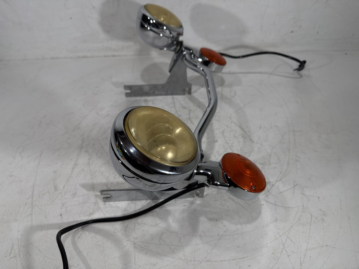 2012 Harley Electra Touring Ultra OEM Front Turn Signal Indicators Aux Light Bar