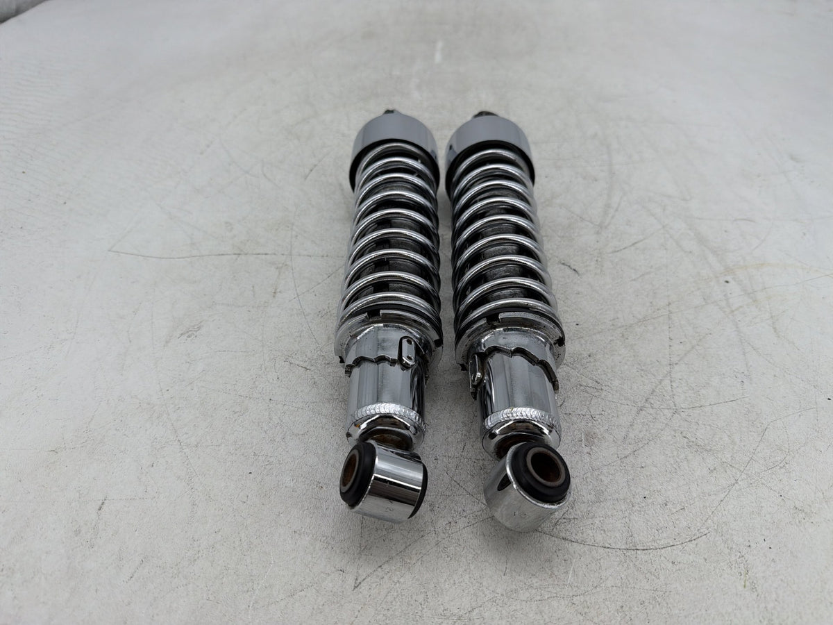 00 Harley Sportster 1200 Custom XL1200C Rear Left Right Shock Absorbers Low 12"
