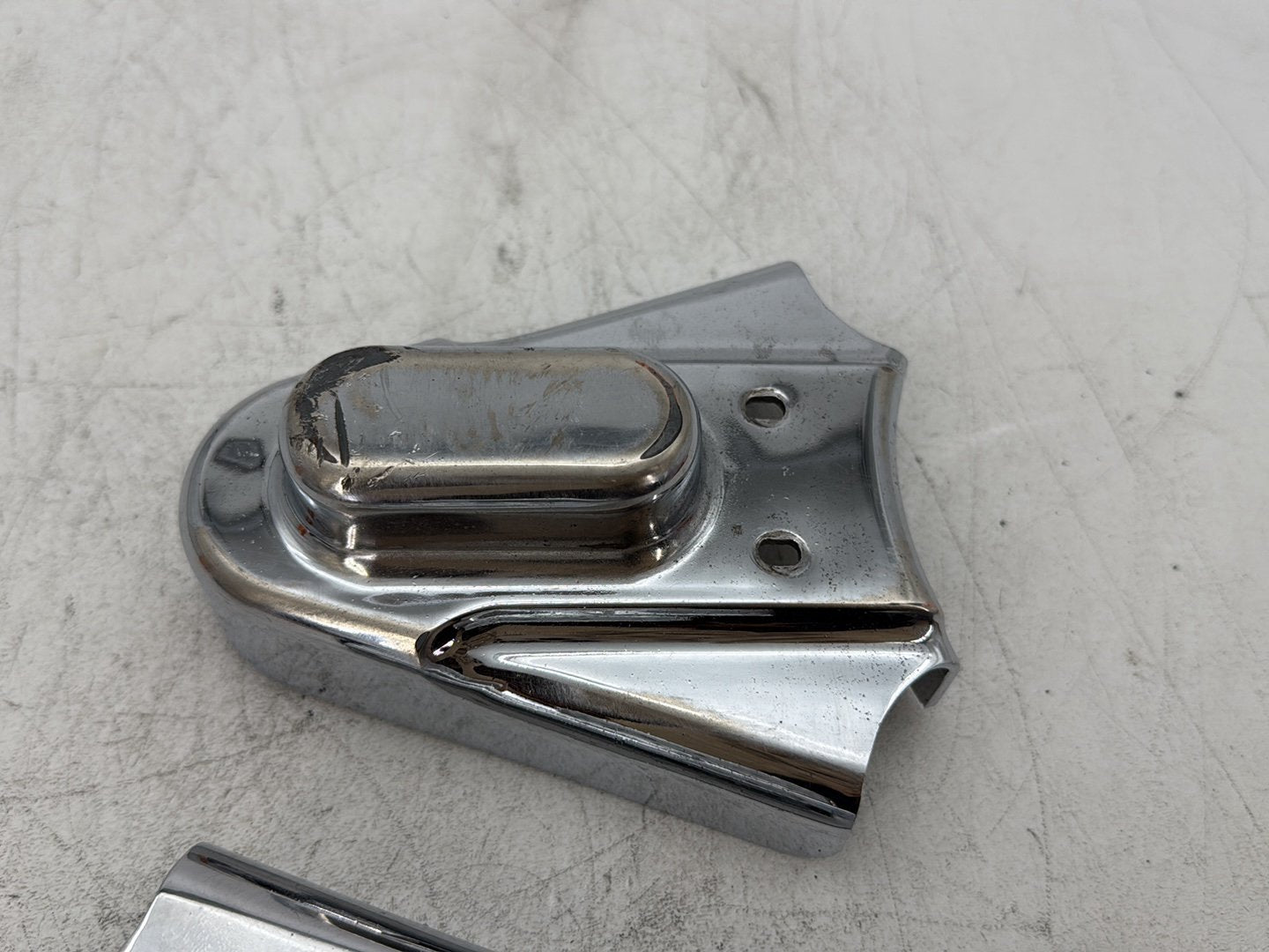 1998 Harley Softail Custom FXSTC OEM Rear Wheel Axle Nut Covers Caps