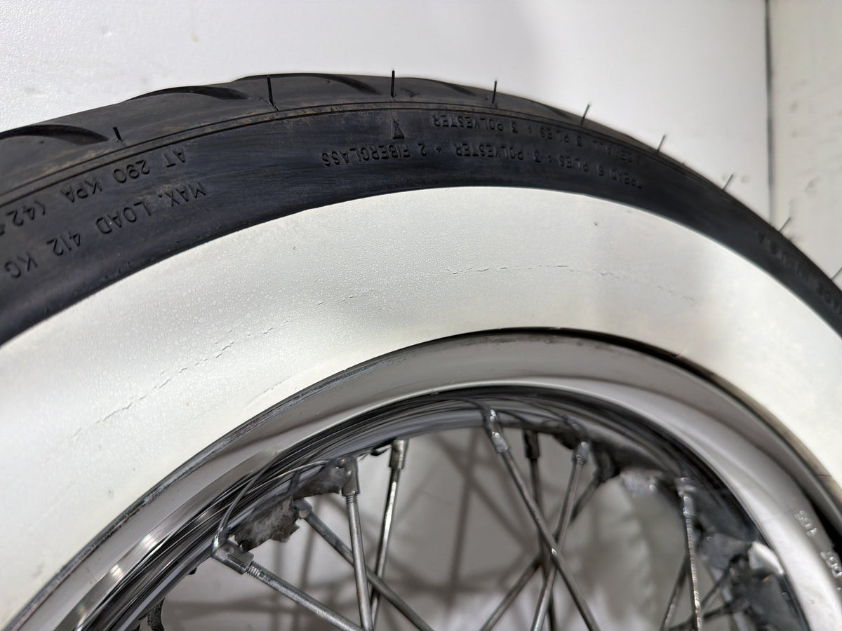 2004 Harley Electra Glide CVO Screamin OEM Front Rear Wheel Rim Tire Spoked 16"