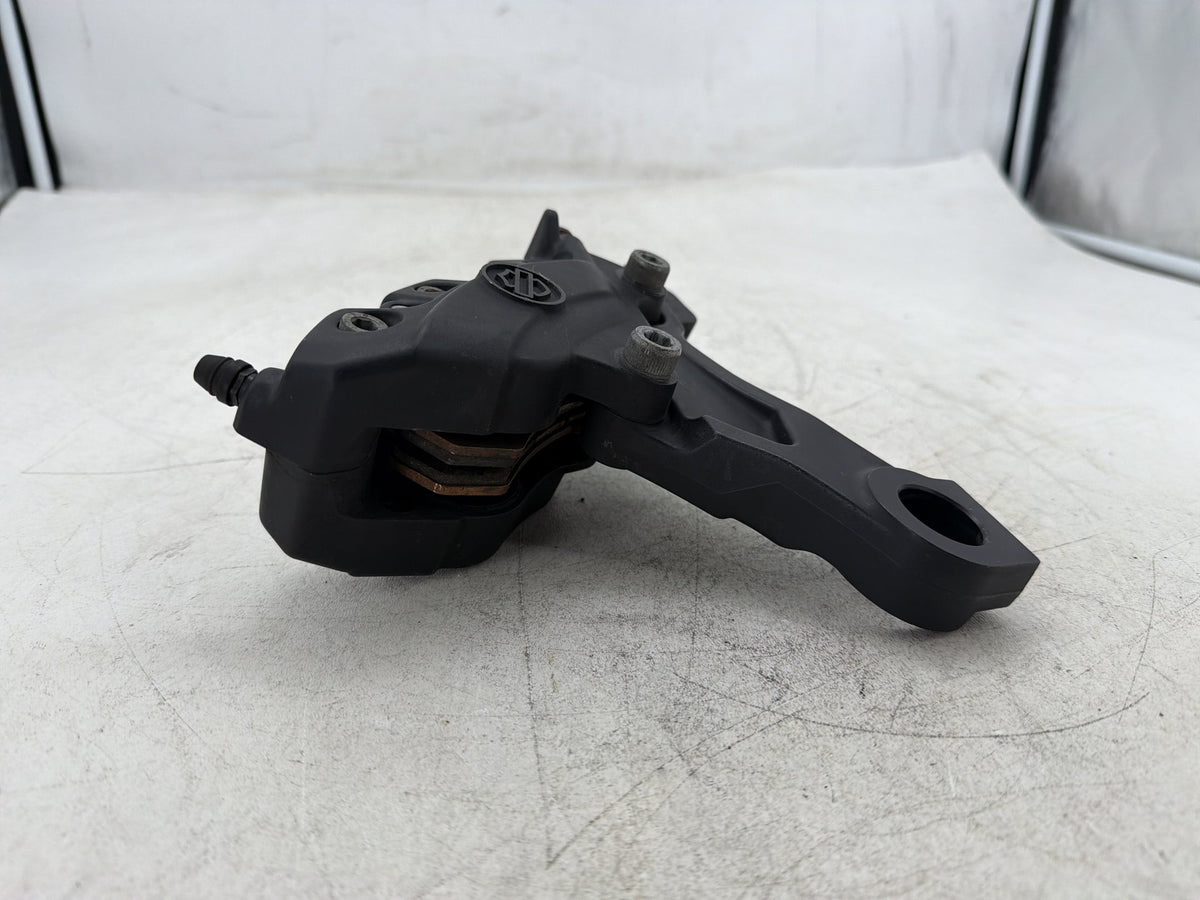 2010 Harley Road King Touring Police OEM Rear Back Brake Caliper w/ Bracket