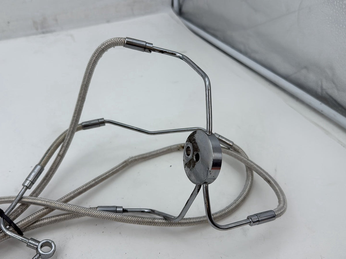2011 Harley Road King Touring FLHRC Classic OEM Front Brake Hose Line Pipe ABS