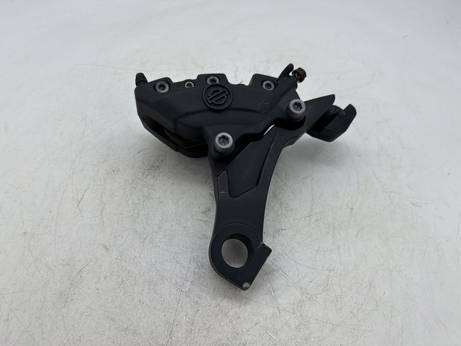 2012 Harley Street Glide Touring FLHX OEM Rear Back Brake Caliper w/ Bracket