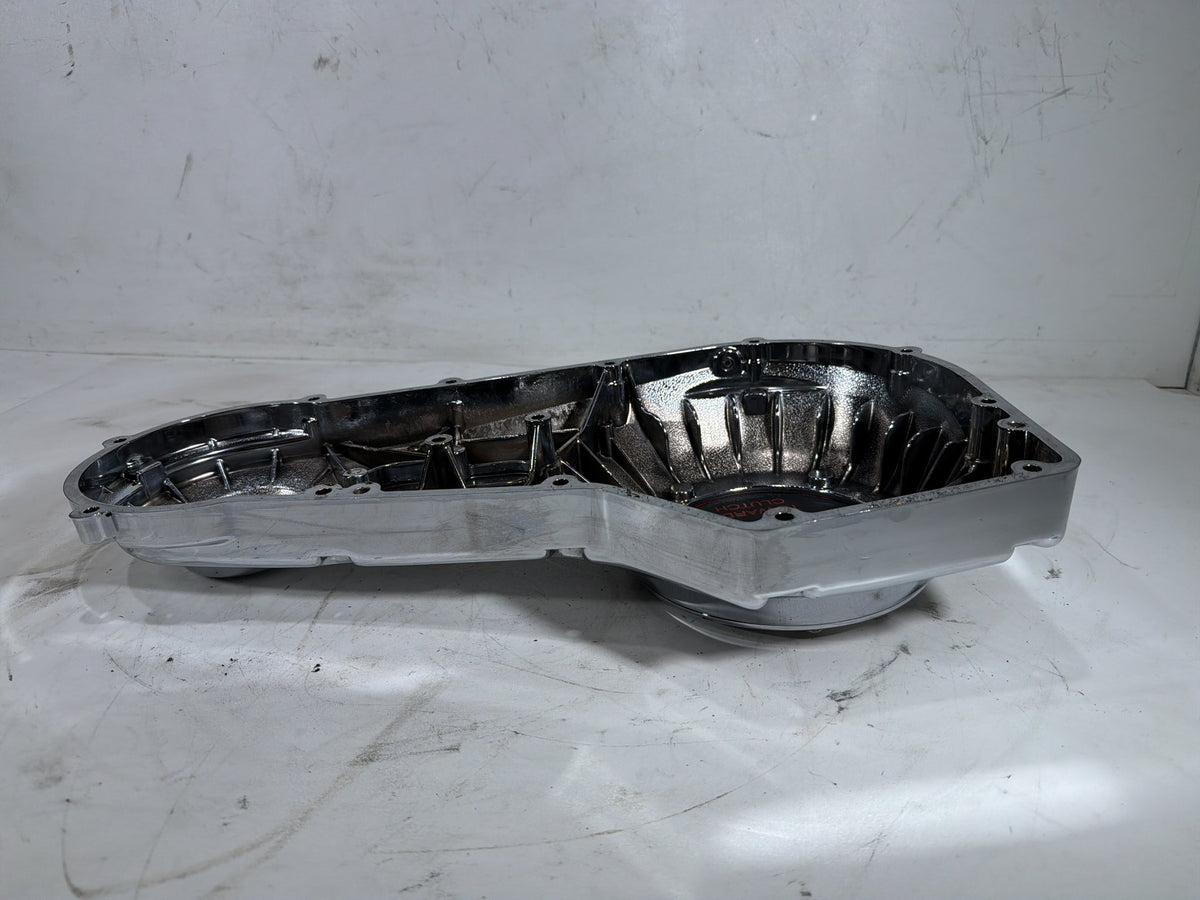 2006 Harley Softail Deuce FXSTDI OEM Outer Primary Clutch Cover SKULL