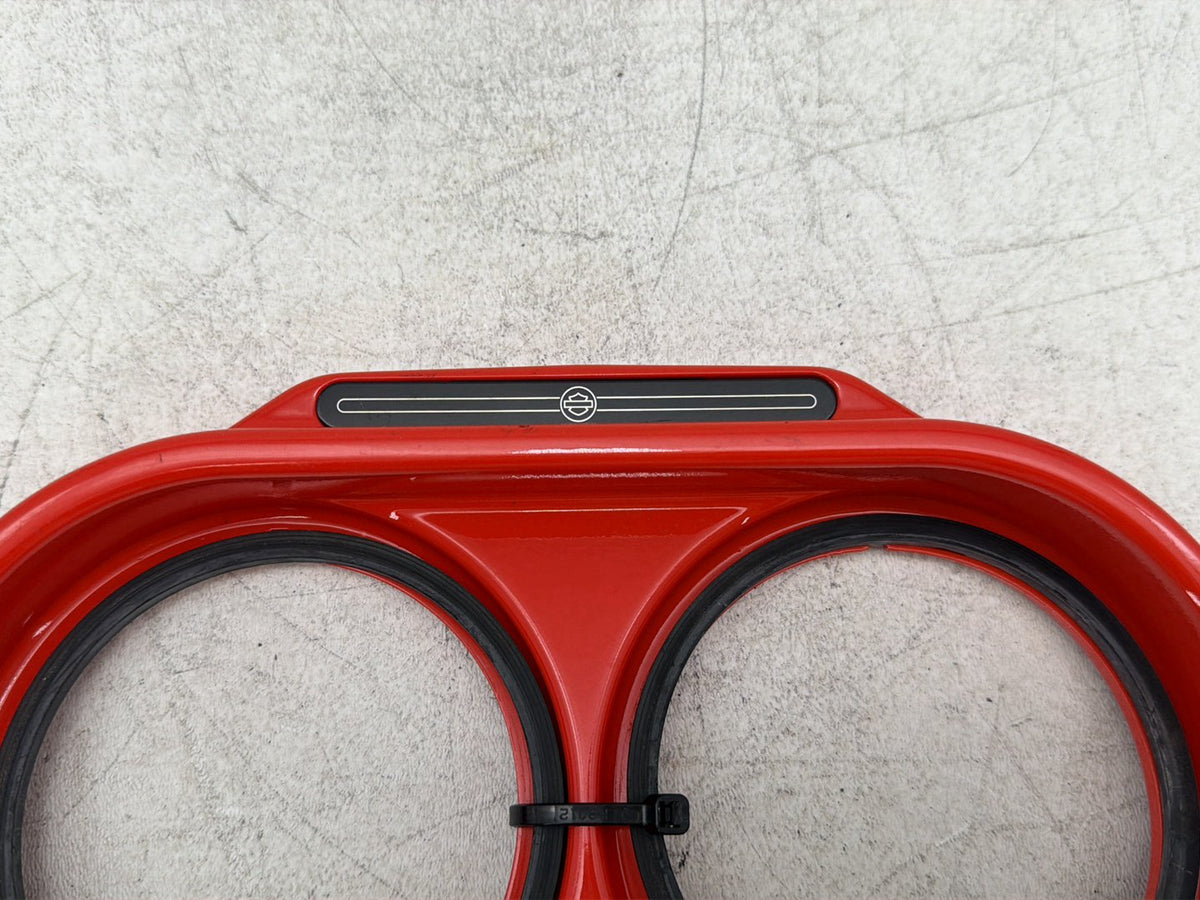 09 Harley Road Glide Touring FLTR OEM Nacelle Speedo Tacho Bezel Trim 67923-98B