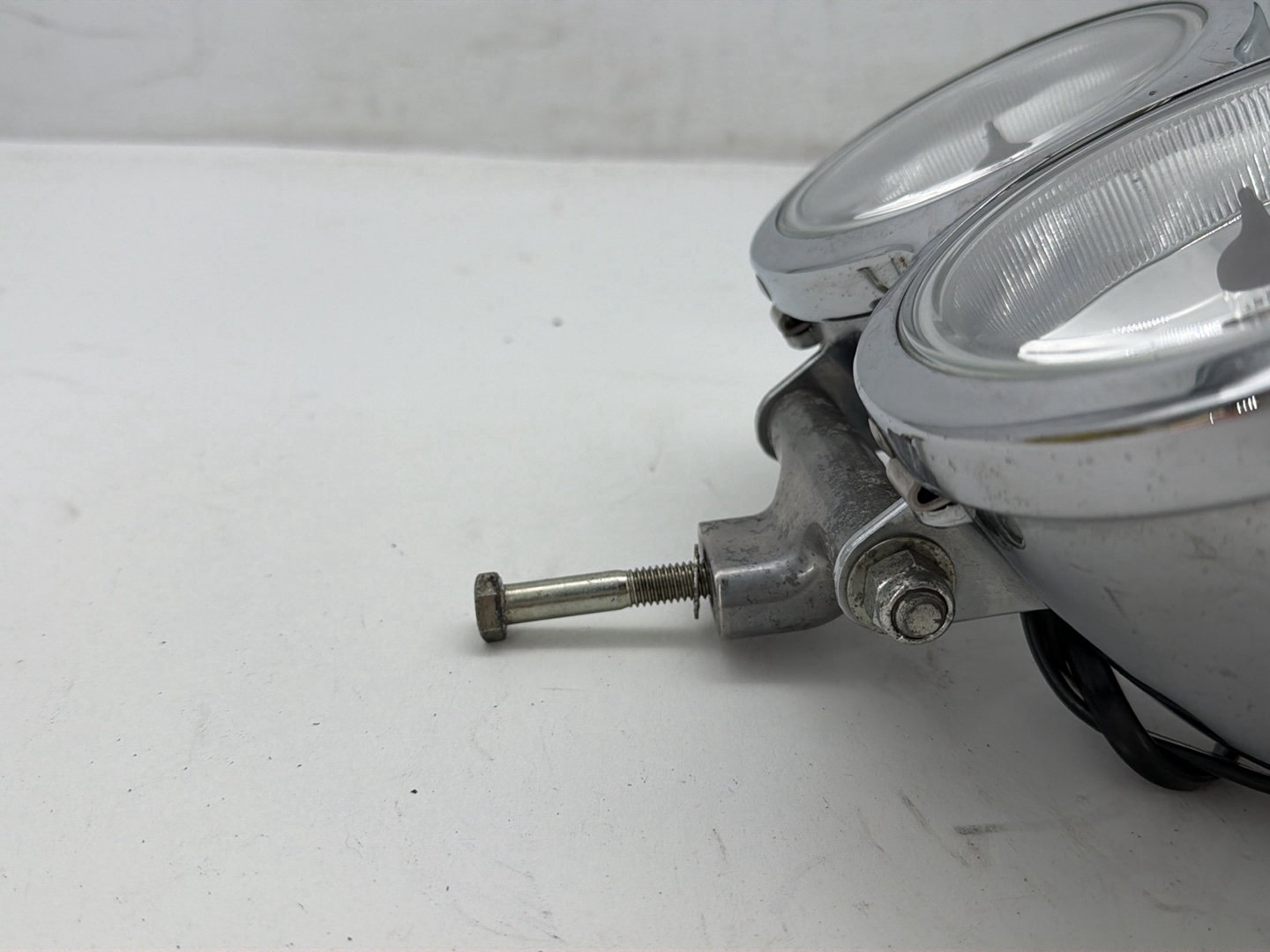 2008 Harley Dyna Fat Bob FXDF OEM Headlight Headlamp Head Light Halogen DUAL