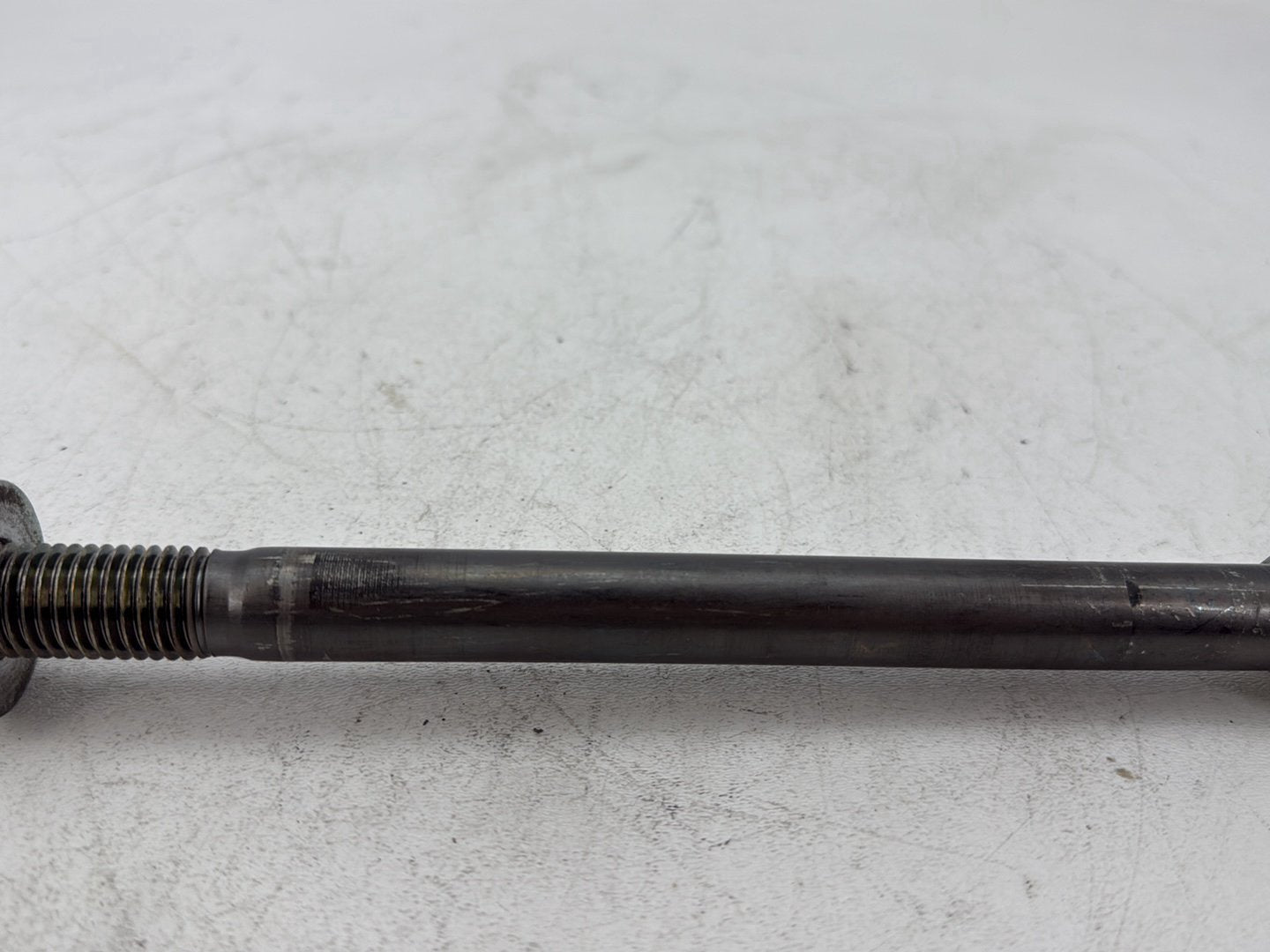 2006 Harley Dyna FXDWGI Wide Glide OEM Rear Fork Swingarm Pivot Bolt Shaft