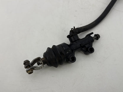 2009 Harley Sportster XL1200C 1200 Custom OEM Rear Brake Master Cylinder Bottle Brake Line