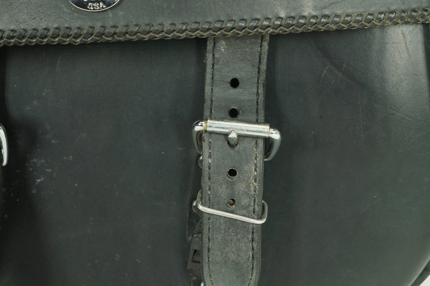 1999 - 2006 Harley-Davidson Softail Fat Boy Rear Right 1 Saddlebag Luggage Leather Boss Bags