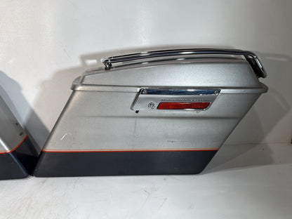 1984 - 1998 Harley-Davidson Touring Electra Glide Classic Left Right Saddlebags Luggage NOKey 90752-93