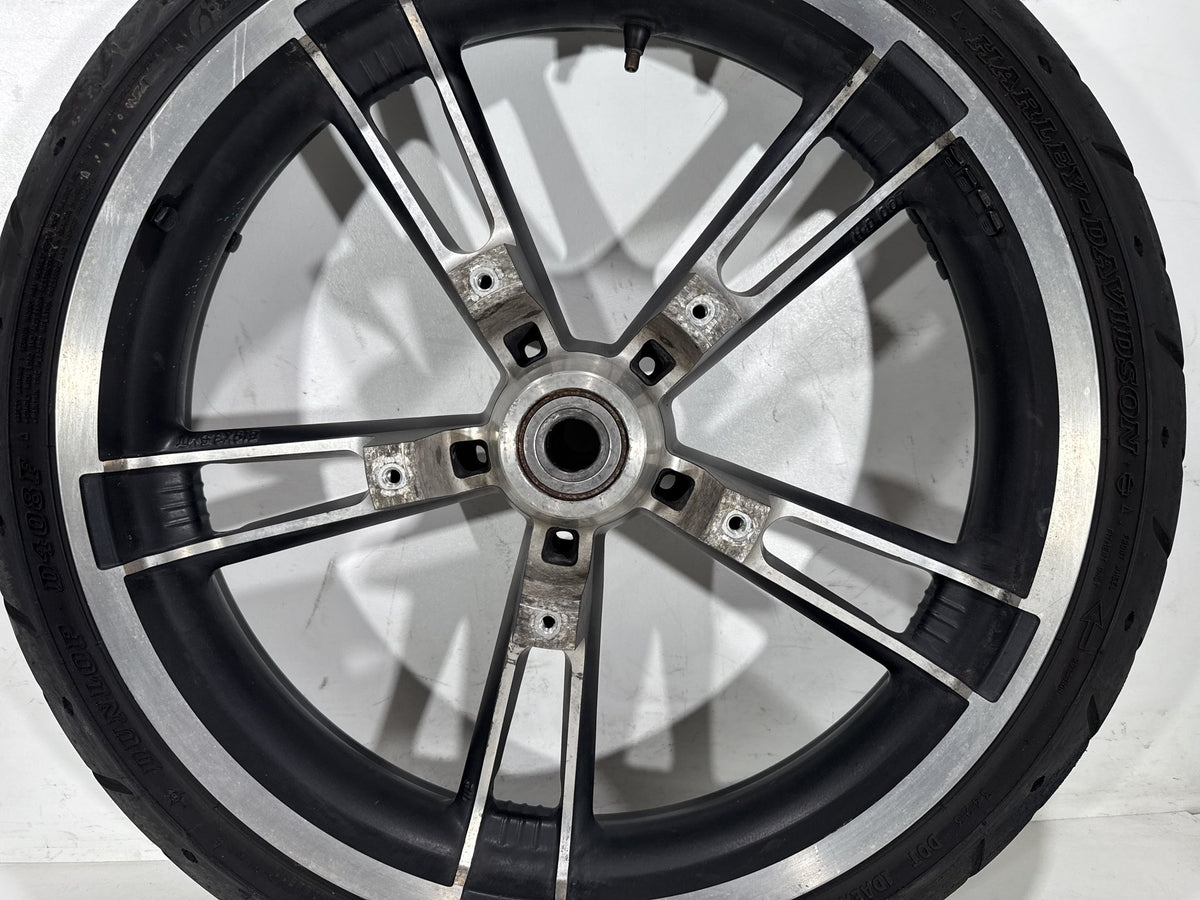 2013 Harley Street Glide Touring FLHX OEM Front Wheel Rim Tire 130/60B19