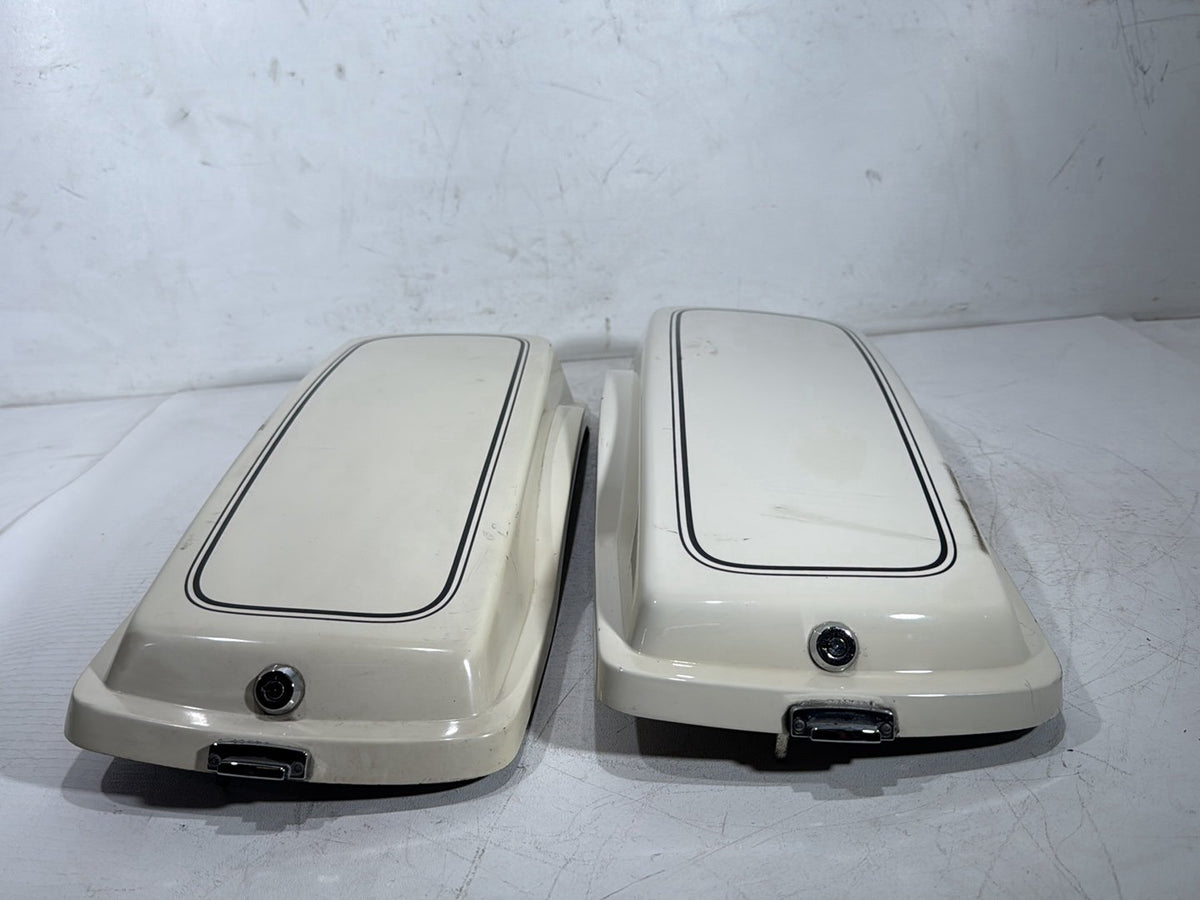 1992 Harley Electra Glide Touring Classic Left & Right Saddlebag Lid Cover Caps