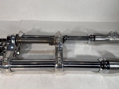 2007 - 2017 Harley-Davidson Dyna Super Glide Custom Front Triple Tree Set & LH RH Fork Legs Sliders 45538-06A