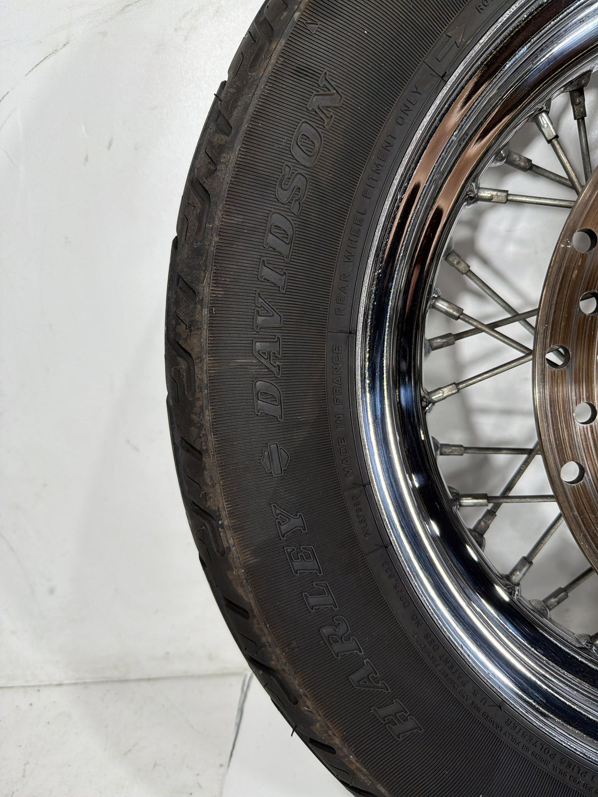 97 Harley Heritage Softail Classic Front Rear Wheel Rim Tire Spoked MT90B16 16"