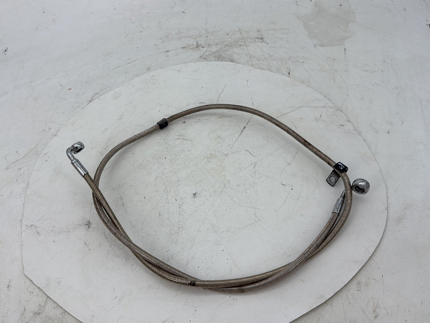 2006 Harley Dyna Super Glide Custom FXDCI OEM Front Brake Hose Line Pipe