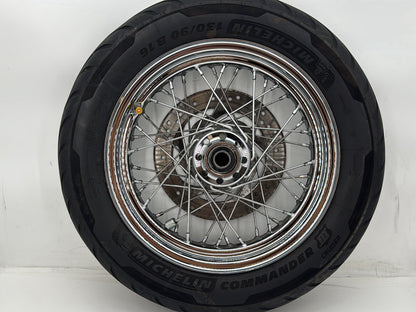 07 Harley Softail Heritage Classic OEM Rear Wheel Rim Tire Spoked 130/90B16 16"
