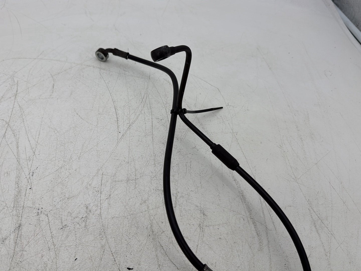 2011 Harley Softail FLSTFB Fat Boy OEM Rear Brake Hose Line Pipe ABS