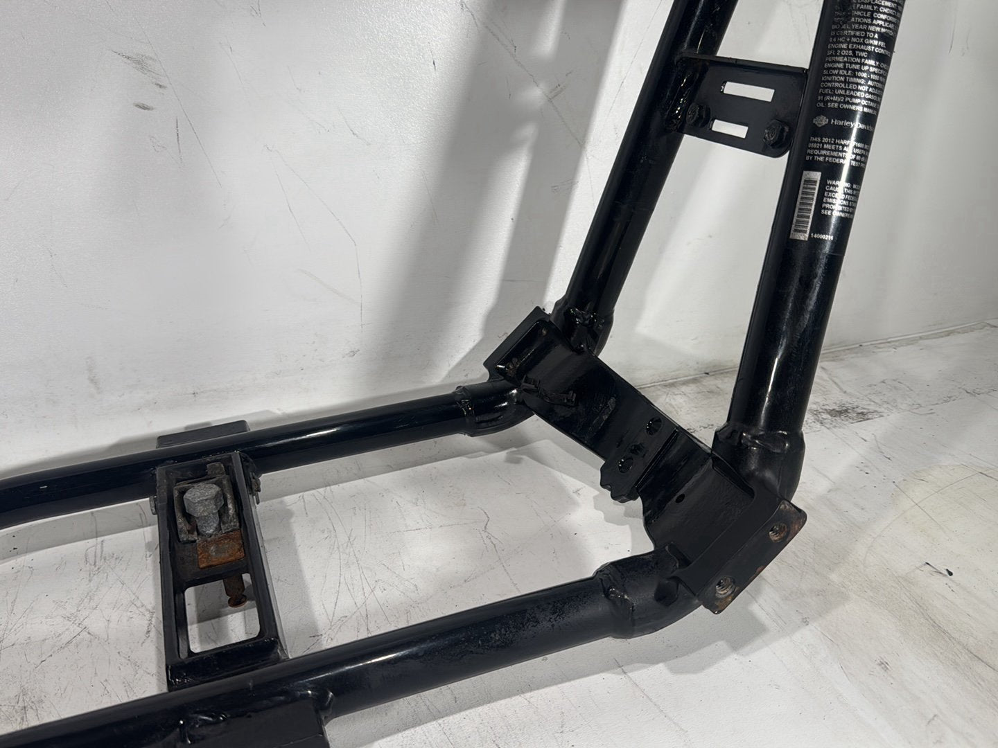 2012 Harley Dyna Fat Bob FXDF 103 OEM Body Main Frame Chassis SLVG