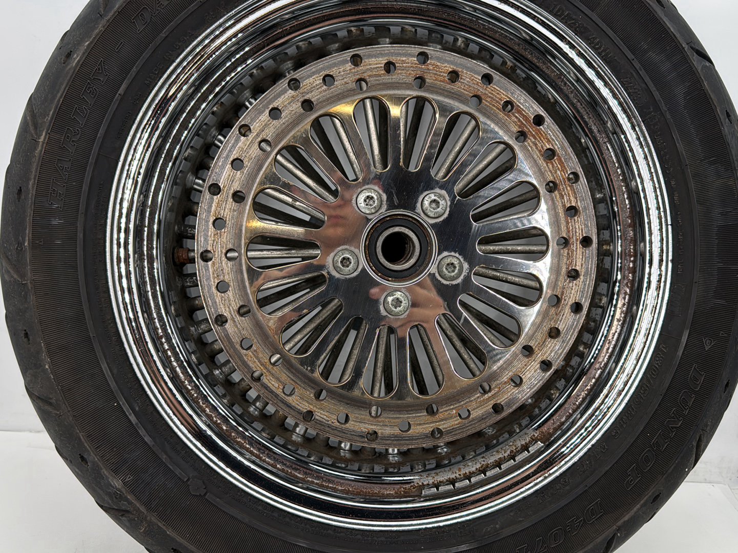 2013 Harley Street Glide Touring FLHX OEM Rear Wheel Rim Tire Spoked