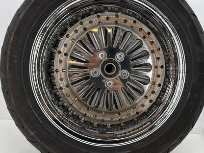 2013 Harley Street Glide Touring FLHX OEM Rear Wheel Rim Tire Spoked
