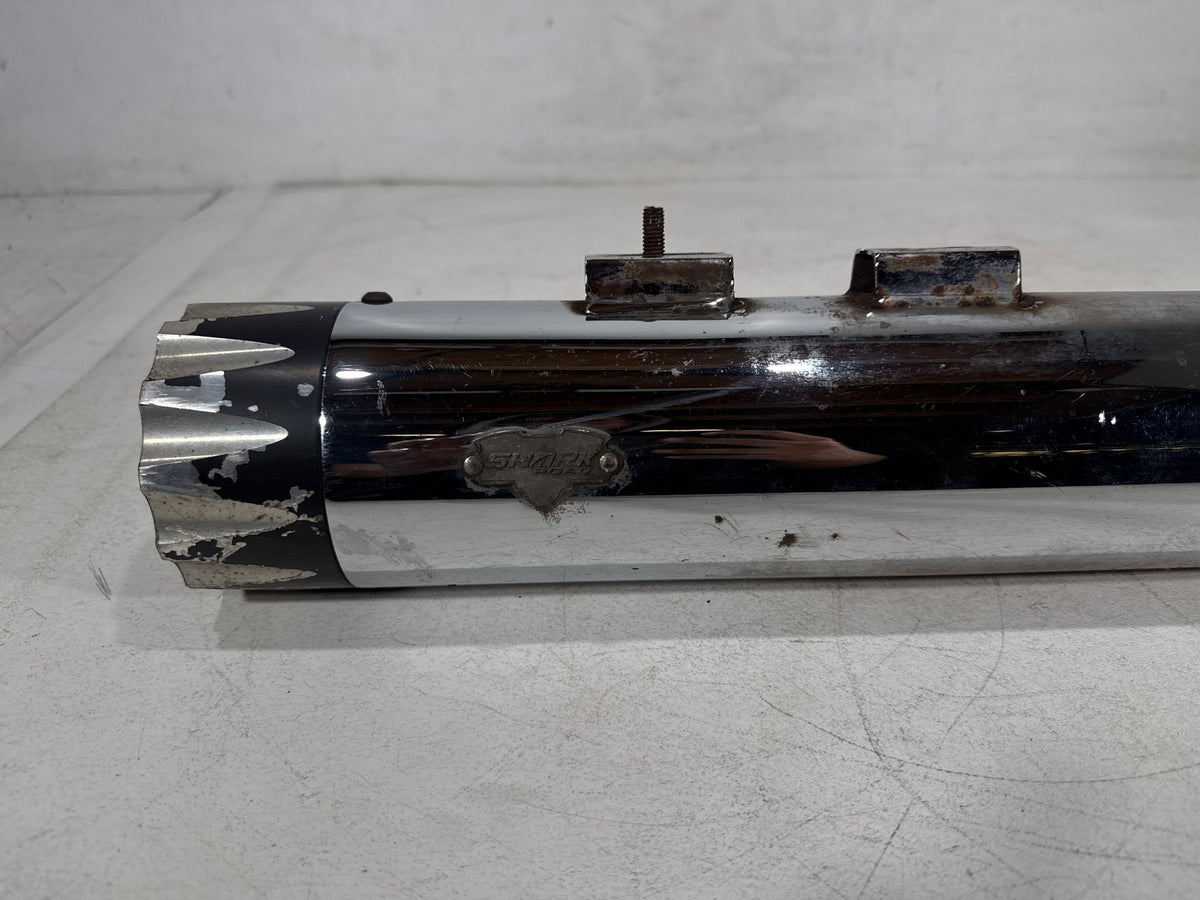 2013 Harley Street Glide Touring Exhaust Muffler Silencer Slip On ROAD Shark
