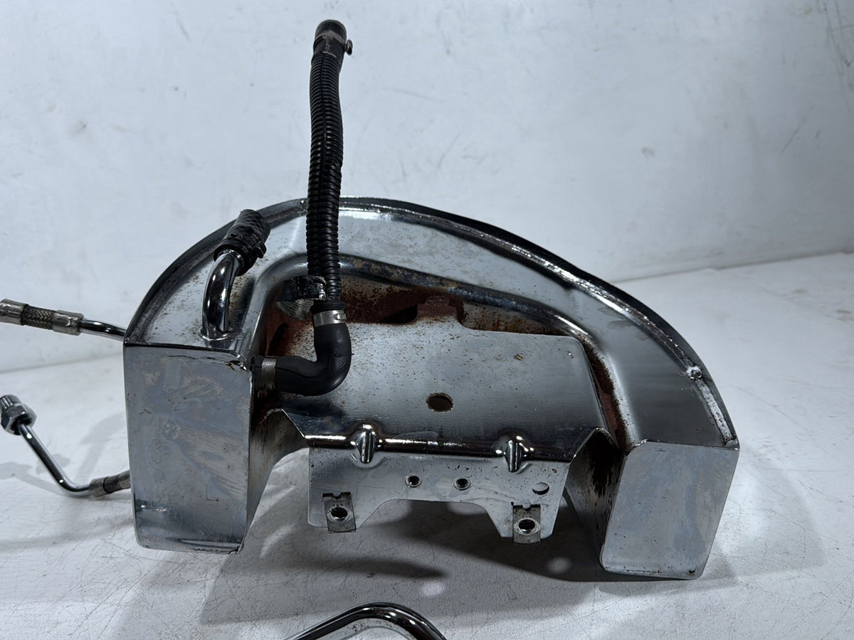 2004 Harley Heritage Softail Classic FLSTCI OEM Oil Tank Reservoir Bottle Canister & Dipstick