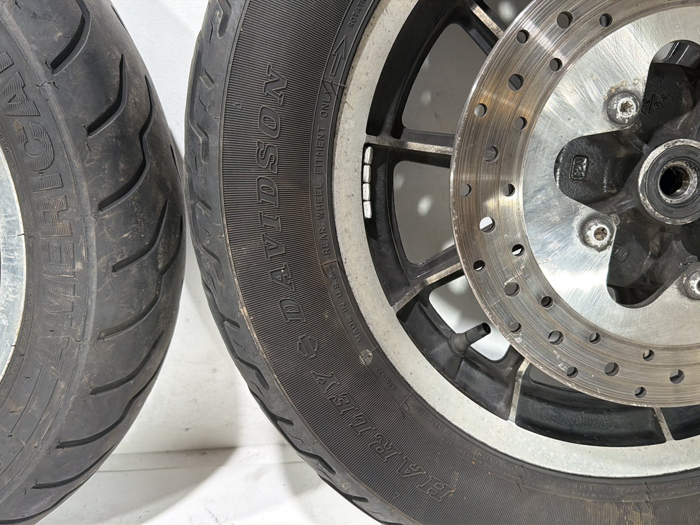 1994 Harley Electra Glide Touring Classic OEM Front & Rear Wheel Rim Tire 16"