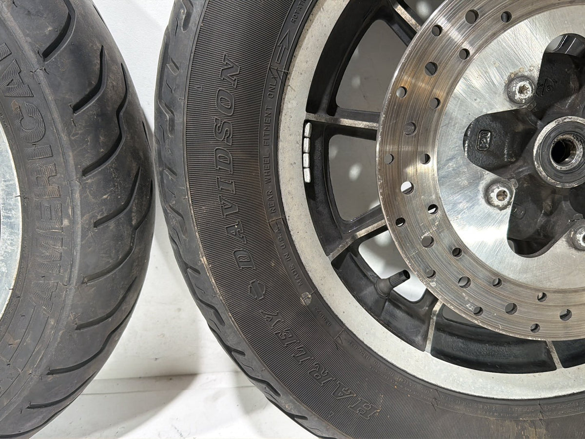 1994 Harley Electra Glide Touring Classic OEM Front & Rear Wheel Rim Tire 16"