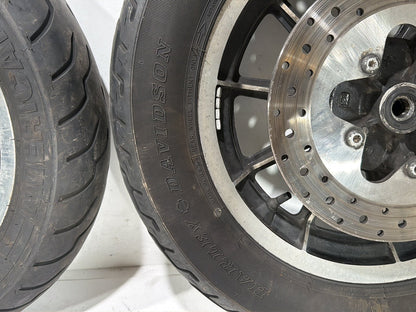 1994 Harley Electra Glide Touring Classic OEM Front & Rear Wheel Rim Tire 16"