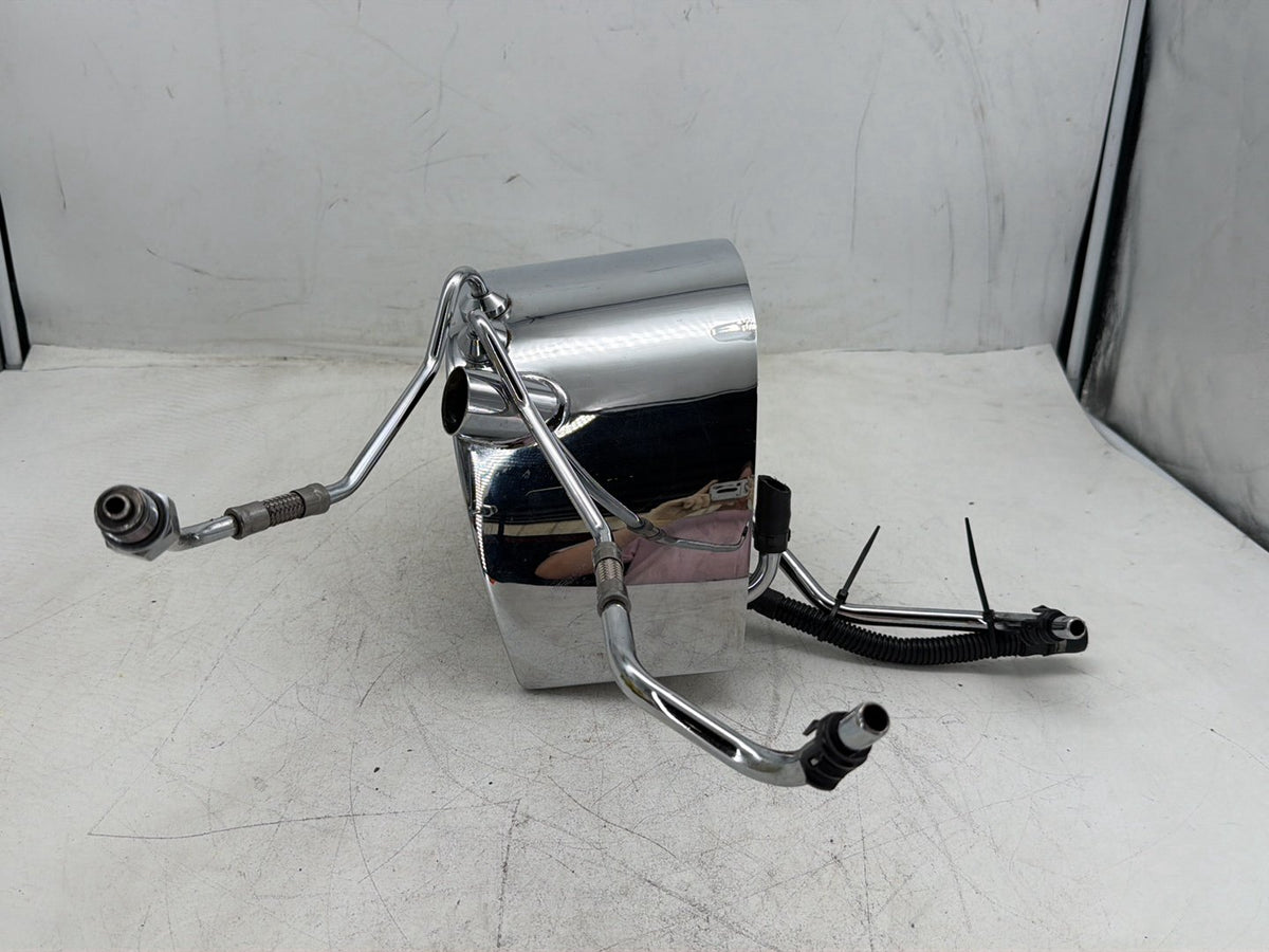 03 Harley Softail Deuce FXSTD OEM Oil Tank Reservoir Bottle Canister & Dipstick