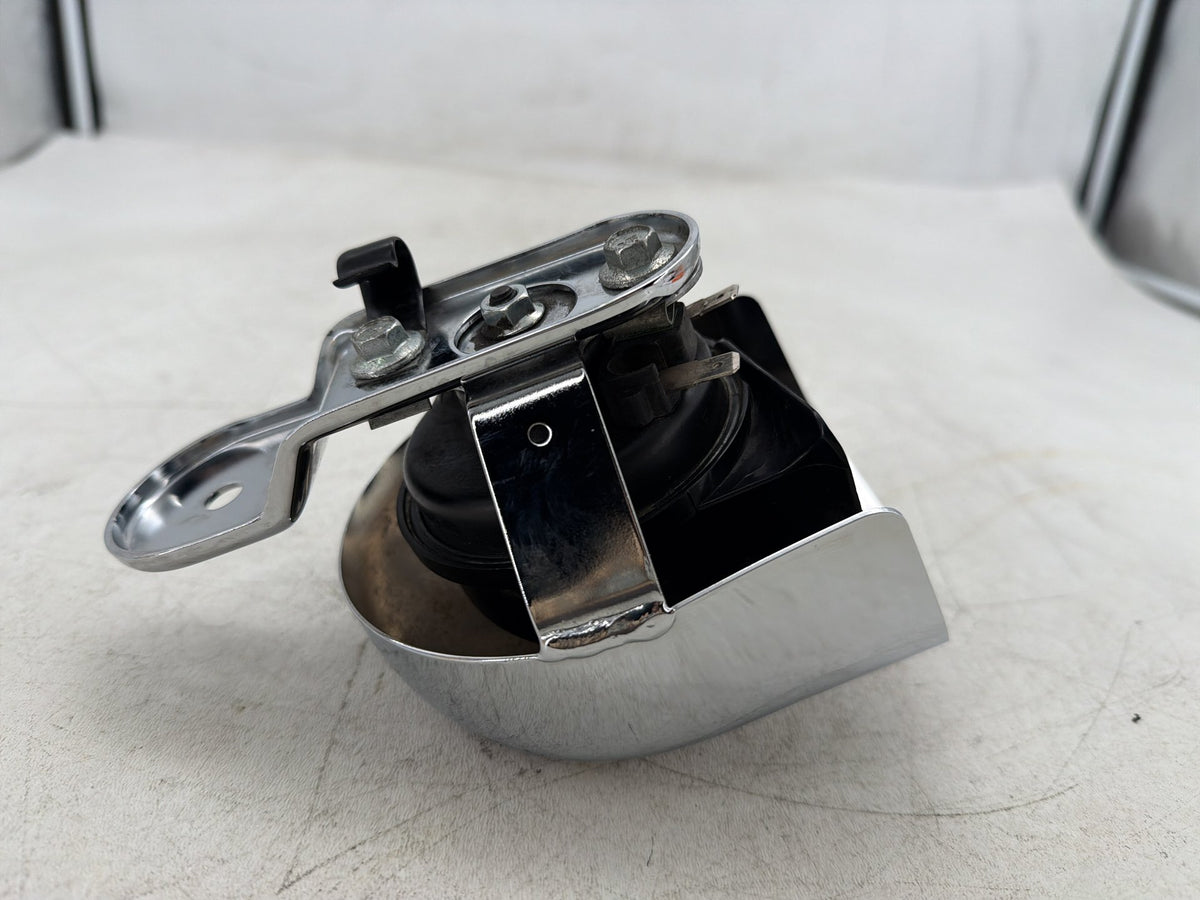 2009 Harley Electra Glide Touring CVO Eagle OEM Horn Signal Klaxon Chrome Cover
