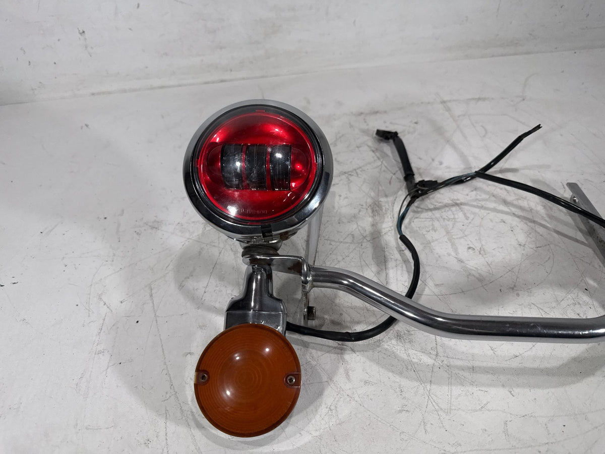 2002 Harley Heritage Softail Classic Front Turn Signal Indicators Aux Light Bar