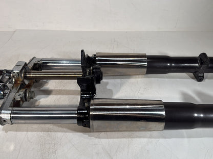 1986 - 1998 Harley-Davidson Softail Heritage Classic Front Triple Tree Set & LH RH Fork Legs Sliders 45915-86 , 56567-86B