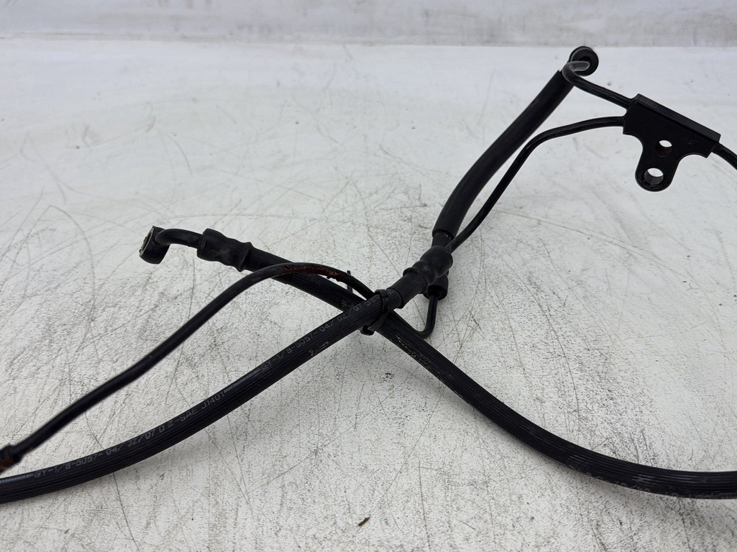 2007 Harley Touring FLHTC Electra Glide Classic OEM Front Brake Hose Line Pipe