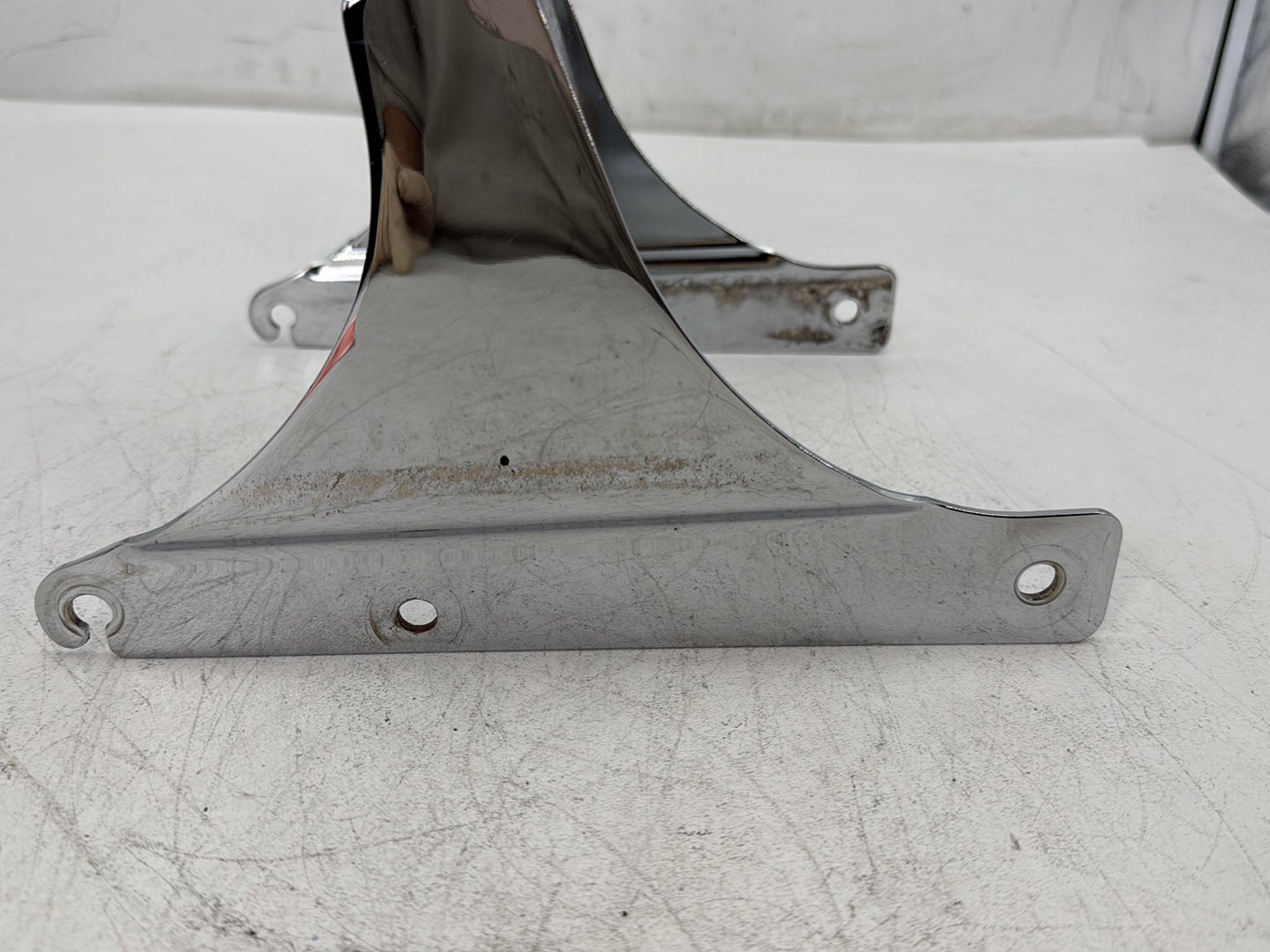 1997 Harley Softail Fat Boy FLSTF OEM Rear Sissy Bar w/ Backrest Cushion Pad