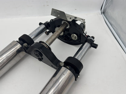 1999 - 2006 Harley-Davidson Touring Electra Glide Classic Front Triple Tree Set & LH RH Fork Legs Sliders  	45446-87A