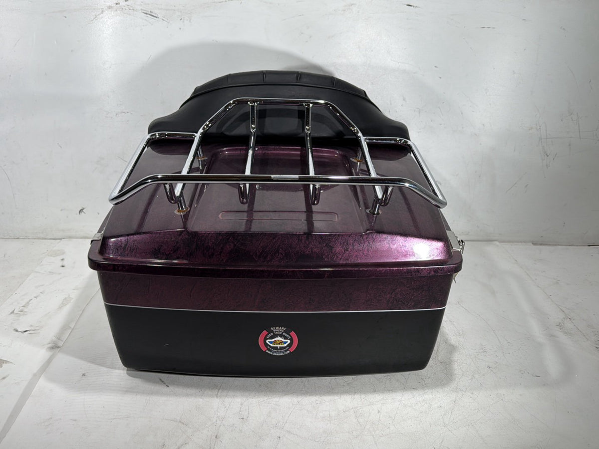 1990 Harley Electra Glide Touring Sport OEM Pass Backrest Tour Pak Luggage NOKey