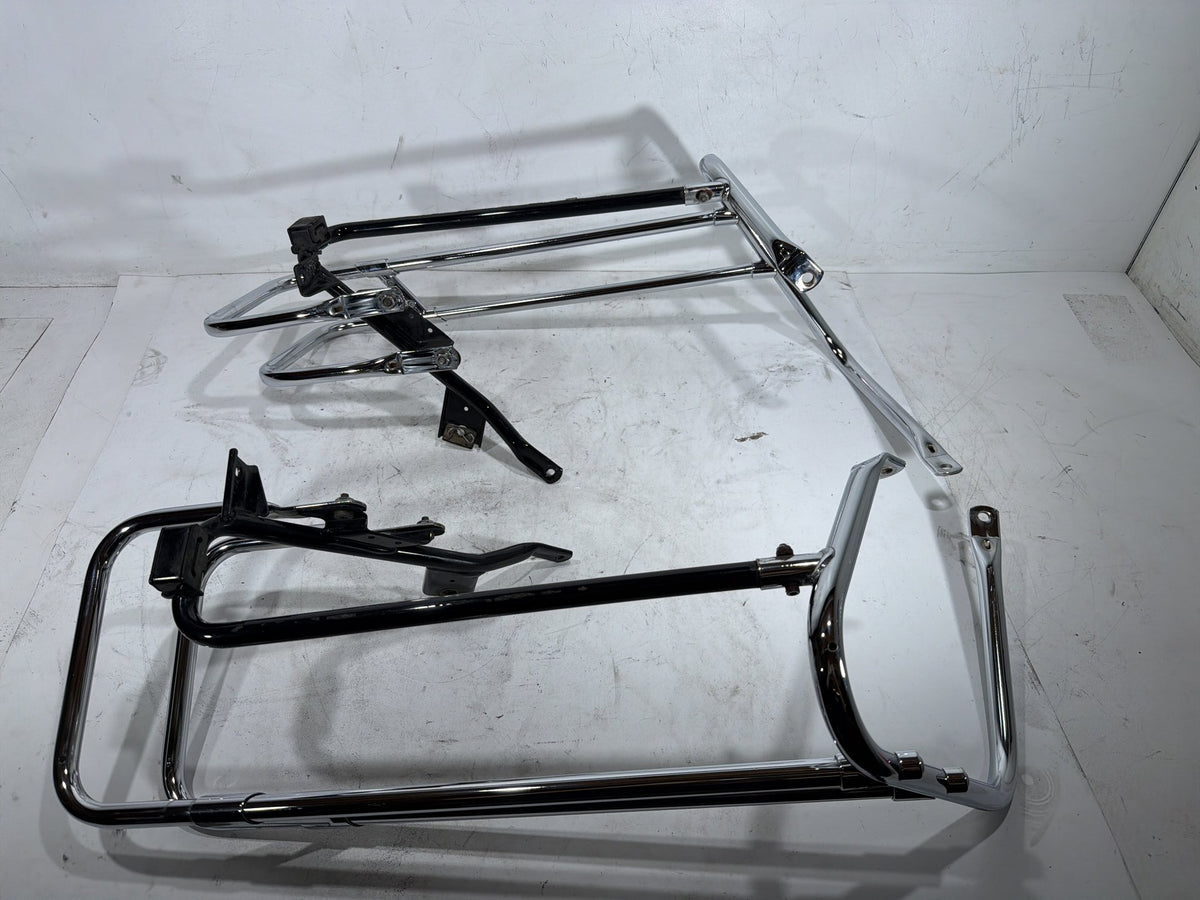2010 Harley Electra Glide Touring Ultra OEM Rear LH RH Saddlebag Guard Rails Bar