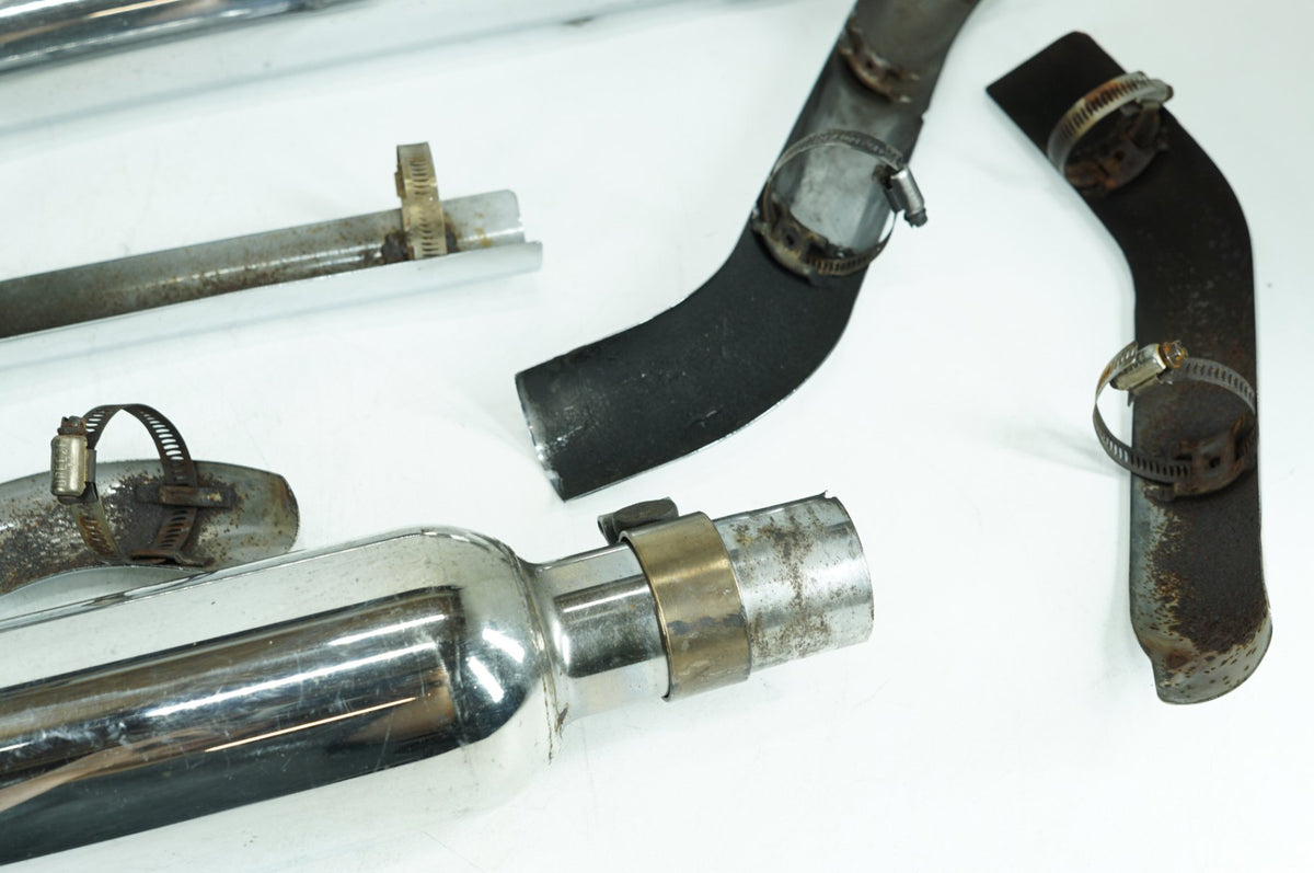 1984 - 1998 Harley-Davidson Touring Electra Glide Ultra Exhaust Header Pipes Muffler  	65627-95A
