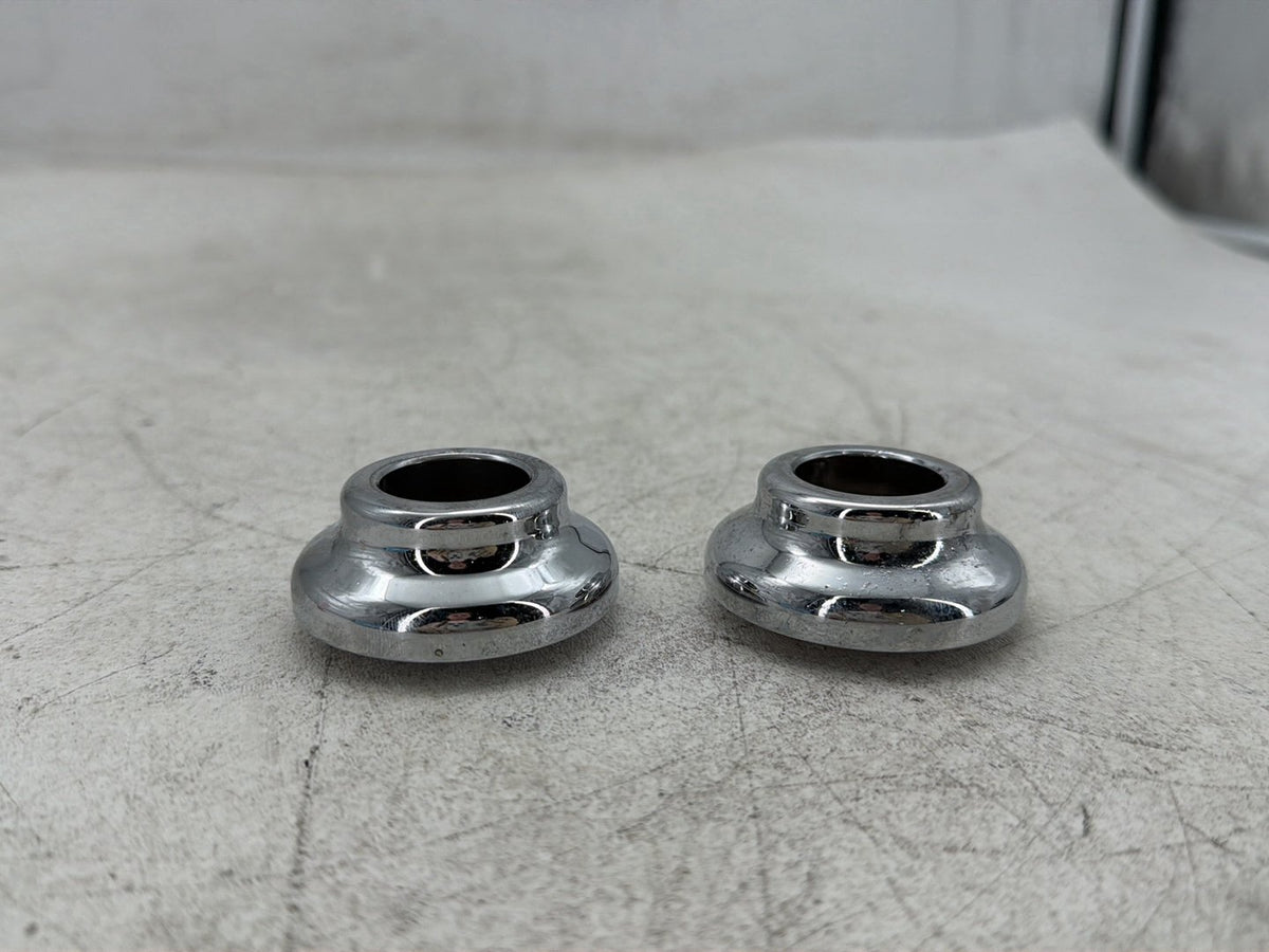 2009 Harley Road Glide Touring FLTR OEM Front Wheel Axle Nut Covers Caps