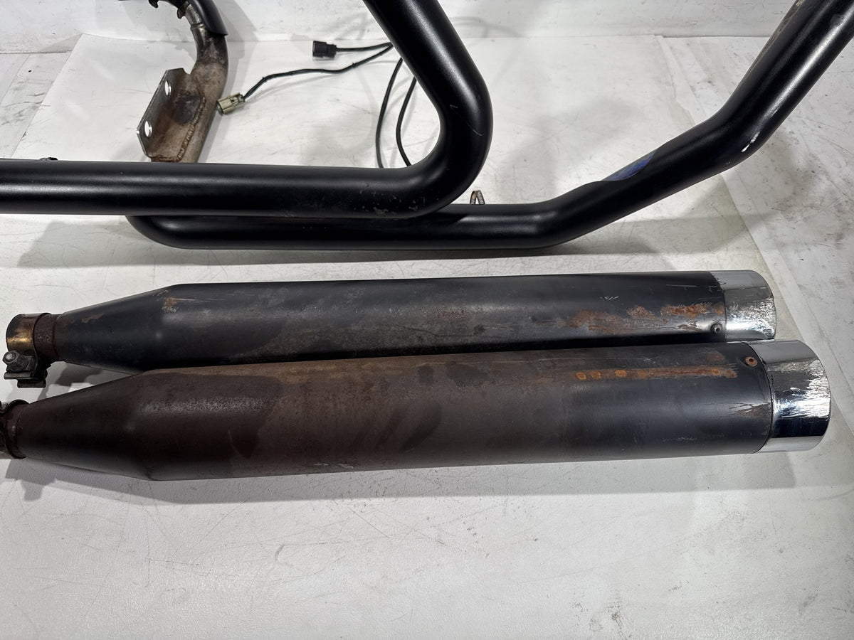 2013 Harley Street Glide Touring FLHX OEM Exhaust Header Pipes Muffler