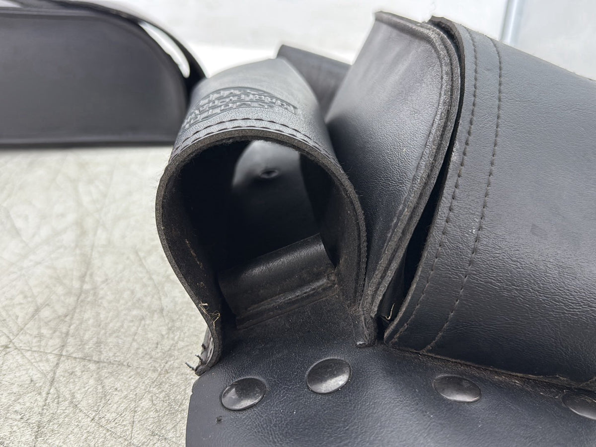 1998 Harley Touring Electra Ultra OEM Rear Left Right Saddlebags Luggage Leather