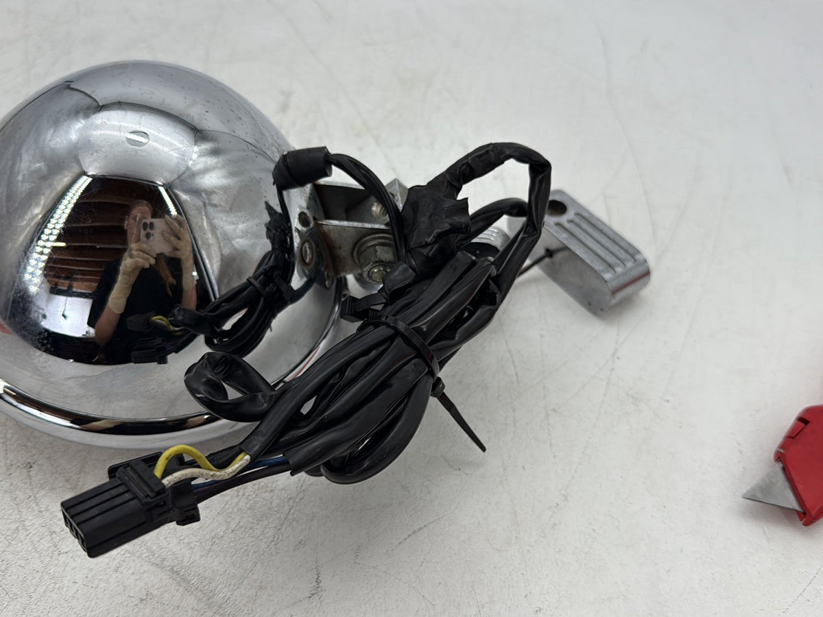1998 Harley Softail Custom FXSTC OEM Headlight Headlamp Head Lamp Light LED
